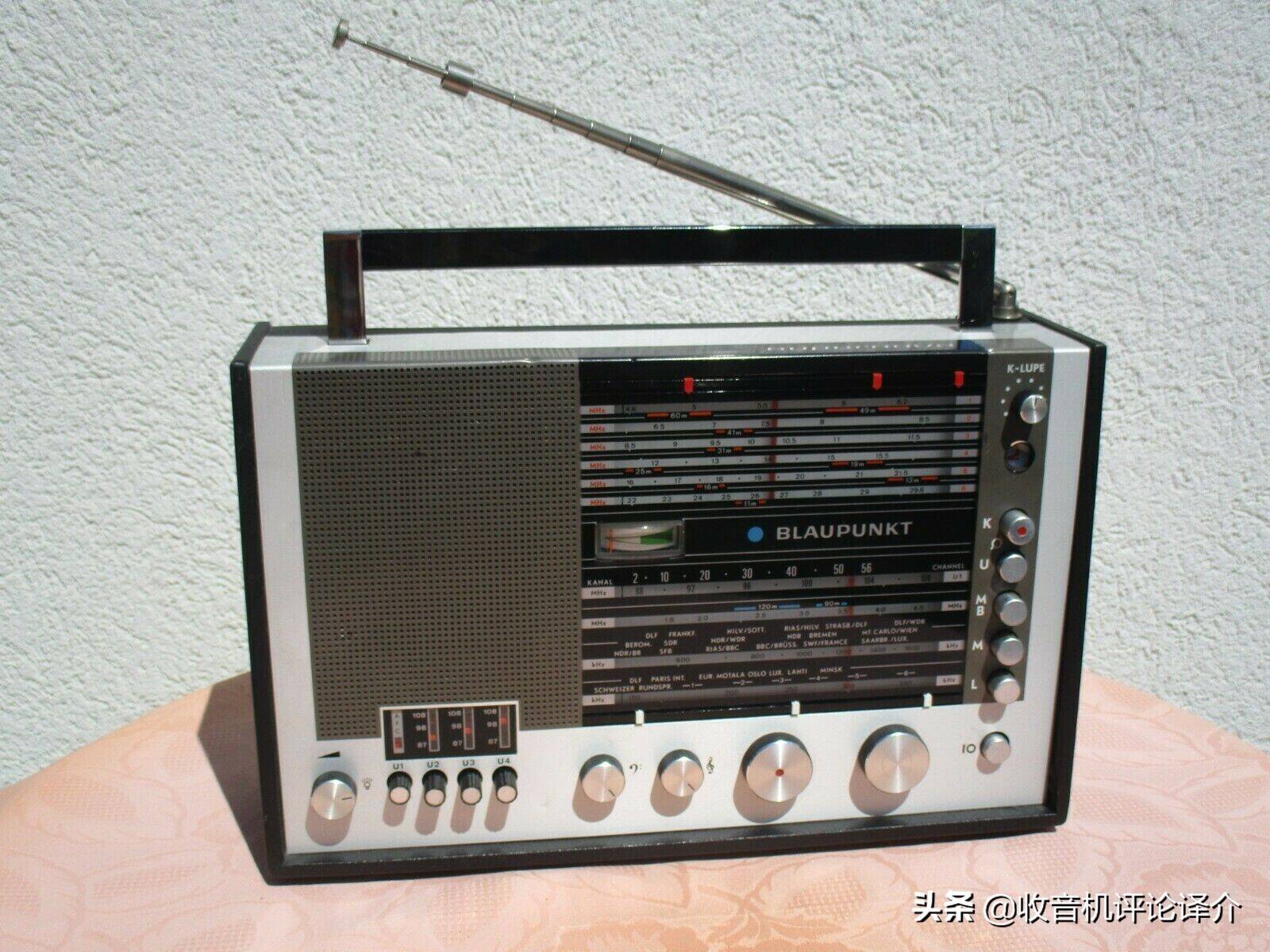 德国蓝宝超新星收音机，跻身收音机市场的佳作，50多年前的精品
