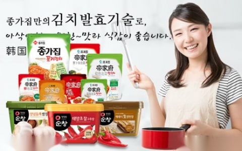 清净园韩国较具代表性的综合食品品牌